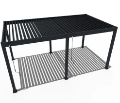 Weide Classic Pergola 3x5,3 Alu-Stahl, ca. B530/H255/T300 cm