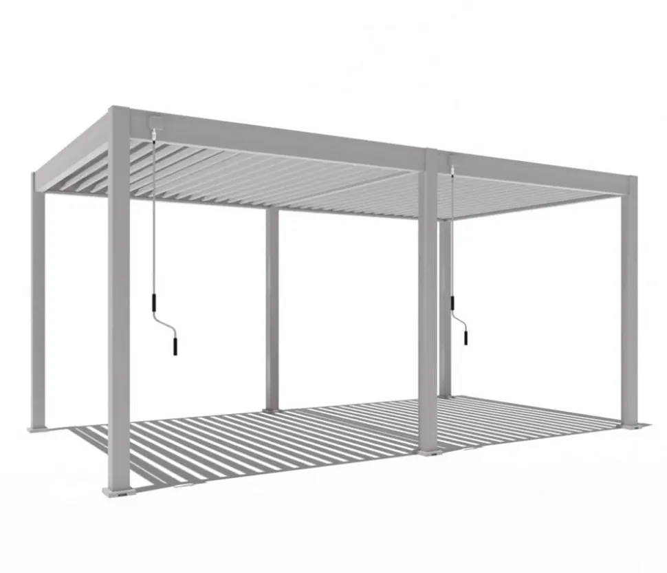 Weide Classic Pergola 3x5,3 Alu-Stahl, ca. B530/H255/T300 cm