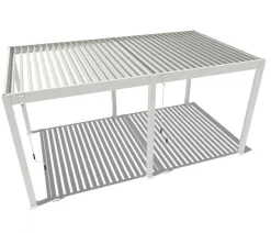 Weide Classic Pergola 3x5,3 Alu-Stahl, ca. B530/H255/T300 cm