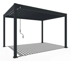 Weide Classic Pergola 3x4 Alu-Stahl, ca. B400/H255/T300 cm