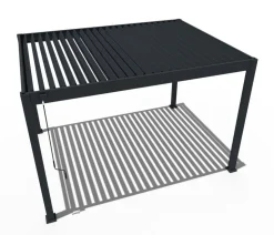 Weide Classic Pergola 3x4 Alu-Stahl, ca. B400/H255/T300 cm