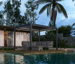 Weide Classic Pergola 3x3,6 inkl. LED, ca. B360/H255/T300 cm