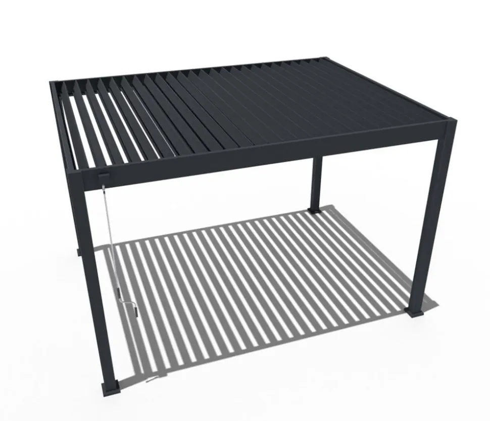 Weide Deluxe Pergola Voll-Alu, ca. B400/H255/T300 cm