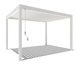 Weide Deluxe Pergola Voll-Alu, ca. B400/H255/T300 cm