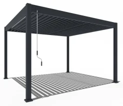 Weide Deluxe Pergola Voll-Alu, ca. B720/H255/T360 cm