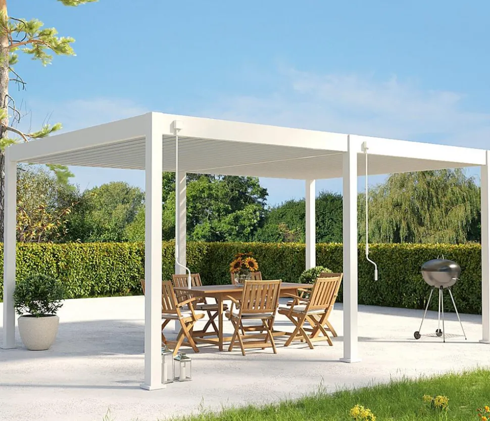 Weide Deluxe Pergola Voll-Alu, ca. B600/H255/T300 cm
