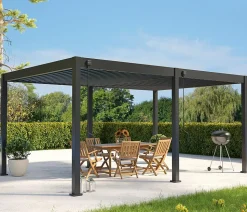 Weide Deluxe Pergola Voll-Alu, ca. B530/H255/T360 cm
