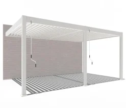 Weide Deluxe Wandpergola Voll-Alu, ca. B530/H255/T360 cm