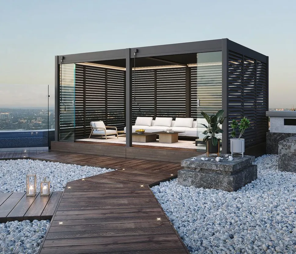 Weide Horizontales Seitenwand-Paneel, ca. B123/H255 cm