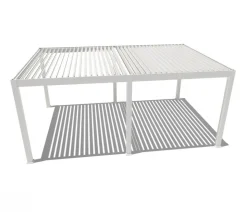 Weide Pergola LED E-Deluxe Plus 4x6, ca. B600/H255/T400 cm
