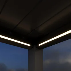 Weide Pergola LED E-Deluxe Plus 4x6, ca. B600/H255/T400 cm