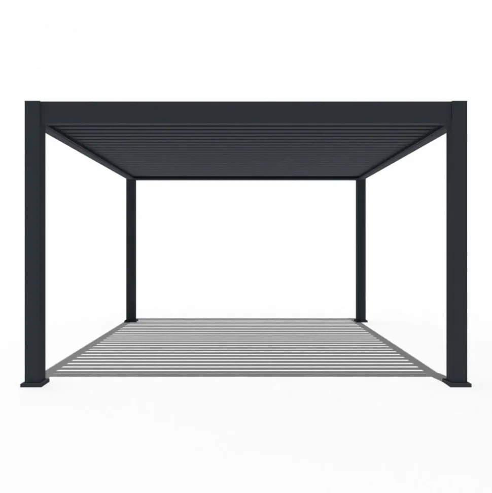 Weide Pergola LED E-Deluxe Plus 4x4, ca. B400/H255/T400 cm
