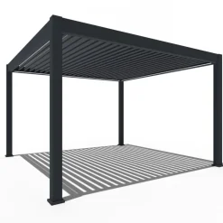 Weide Pergola LED E-Deluxe Plus 4x4, ca. B400/H255/T400 cm