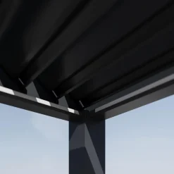 Weide Pergola LED E-Deluxe Plus 8x4, ca. B800/H255/T400 cm