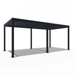 Weide Pergola LED E-Deluxe 3x6, ca. B600/H255/T300 cm