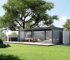 Weide Sonnenrollo für Deluxe/Classic Pergola, ca. 360 cm