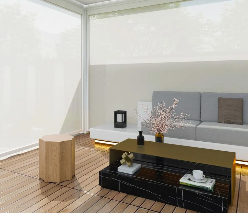 Weide Sonnenrollo für Deluxe/Classic Pergola, ca. 360 cm