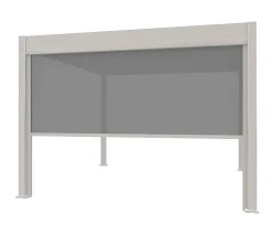 Weide Sonnenrollo für Deluxe/Classic Pergola, ca. B400 cm
