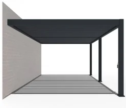 Weide Wand-Pergola Deluxe Plus 4x6, ca. B600/H255/T400 cm