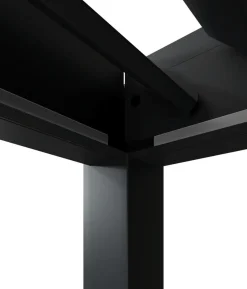 Weide Wand-Pergola LED E-Deluxe Plus 4x6, ca. B600/H255/T400 cm