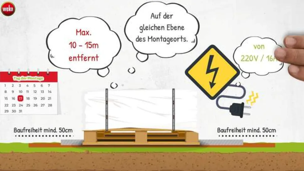Weka Carport 617, mit Stahldach