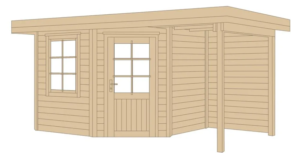 Weka Designhaus 213 A Gr.1, ca. B442/H237/T278 cm