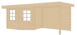 Weka Designhaus 213 B Gr.1, ca. B586/H237/T278 cm