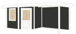 Weka Designhaus 213 B Gr.1, ca. B586/H237/T278 cm