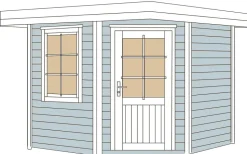 Weka Designhaus 213 Gr.1, ca. B278/H237/T278 cm