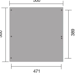 Weka Doppelcarport 616