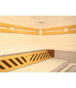 Weka Ecksauna Kami mit Glastür