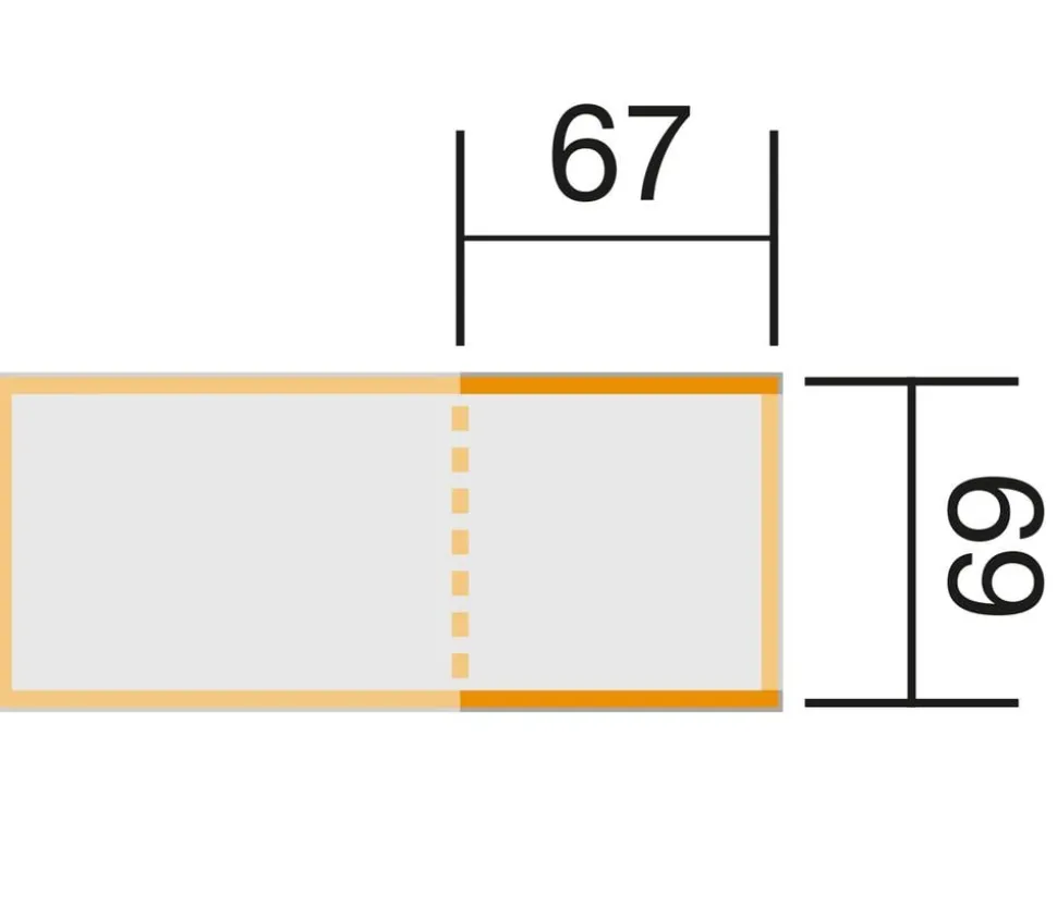 Weka Erweiterung für Element-Hochbeet 669, ca. B69/H69/T71 cm