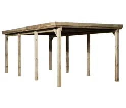 Weka Flachdach-Einzelcarport 617