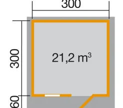 Weka Gartenhaus 131