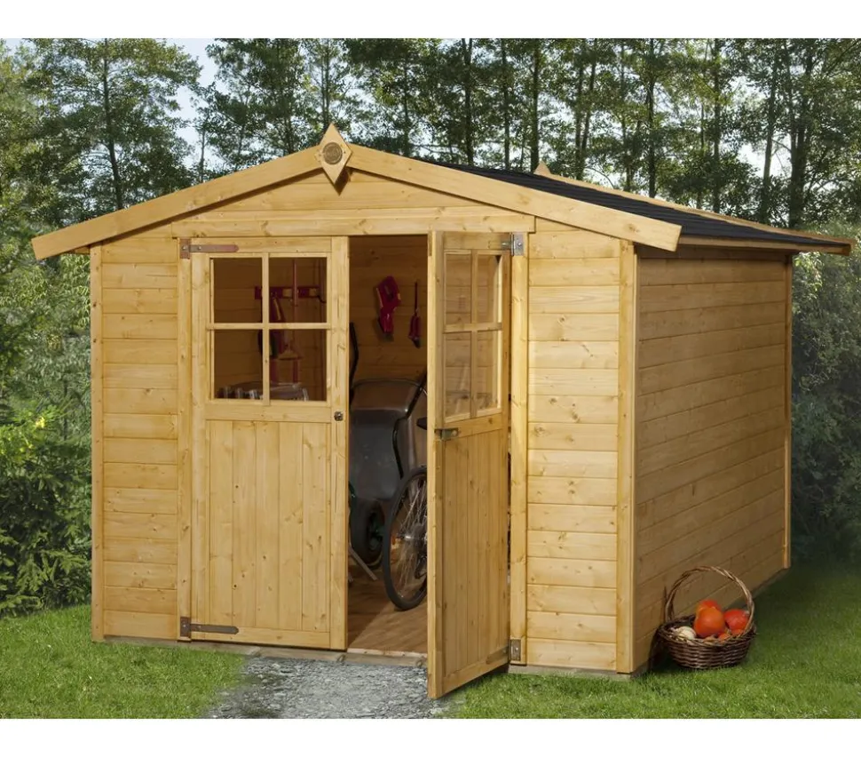 Weka Gartenhaus 122 Gr. 5, ca. B380/H253/T324 cm