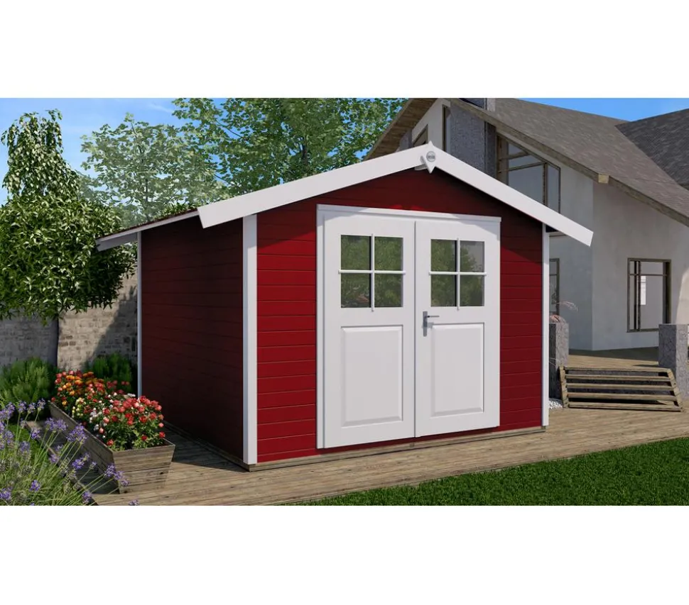 Weka Gartenhaus 122 Gr. 4, ca. B380/H253/T274 cm