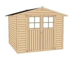Weka Gartenhaus 316 Gr.1, ca. B240/H221/T171 cm