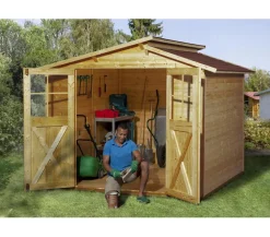 Weka Gartenhaus 323 Gr.2, ca. B290/H221/T217 cm