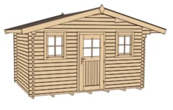 Weka Gartenhaus 110 Gr.1, ca. B460/H266/T374 cm