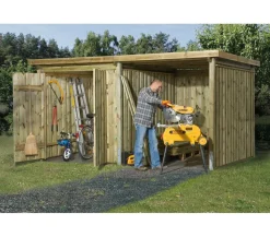 Weka Lagerhaus 607 Variante 2, ca. B408/H214/T318 cm