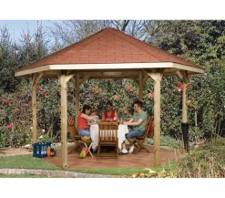 Weka Pavillon 656 inkl. Dachschindeln
