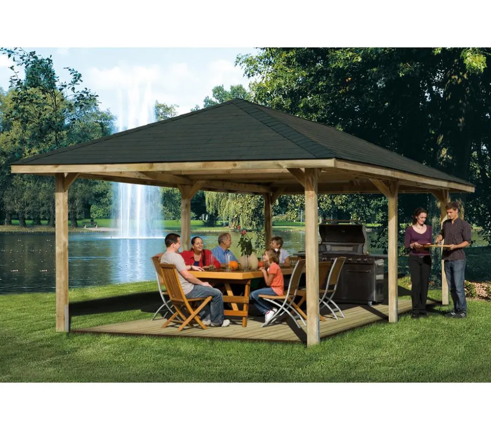 Weka Premium-Carport 651 Gr. 3, ca. B778/H316/T433 cm