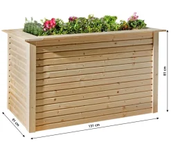 Weka Profi-Hochbeet 669, ca. B131/H81/T91 cm