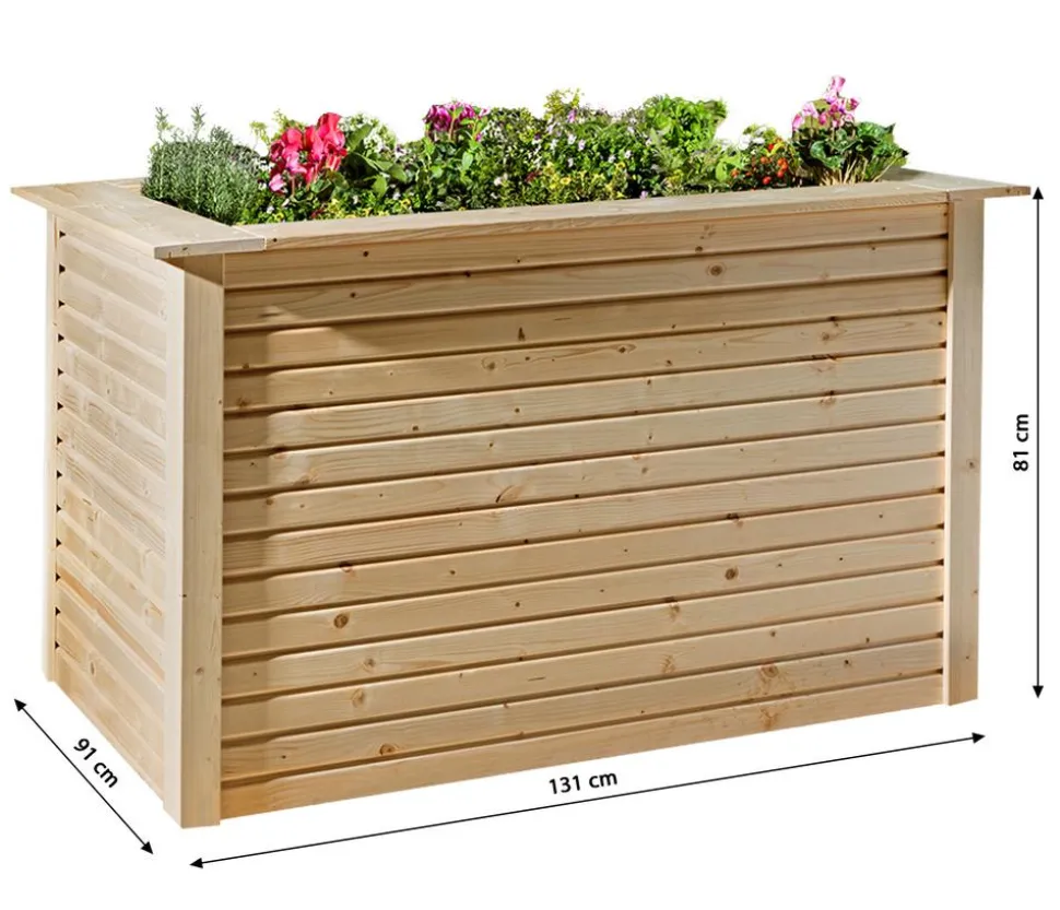 Weka Profi-Hochbeet 669, ca. B131/H81/T91 cm