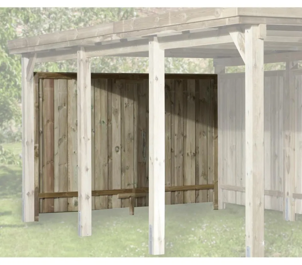 Weka Rückwand für Carports
