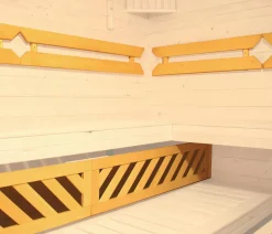 Weka Sauna Sara mit Glastür und Fenster, inkl. Ofen