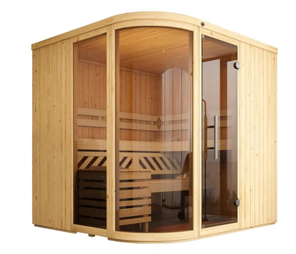 Weka Sauna Sara mit Glastür und Fenster, inkl. Ofen