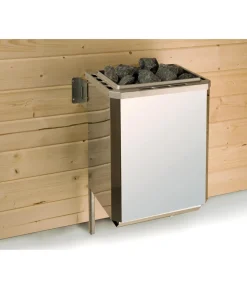 Weka Sauna Valida Plus mit Glastür und Fenster inkl. Ofen, ca. B189/H204/T172 cm