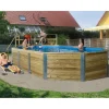 Weka Schwimmbad 594 A, inkl. Technikraum und Holztreppe