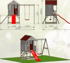 Wendi Toys Spielhaus Alpaka